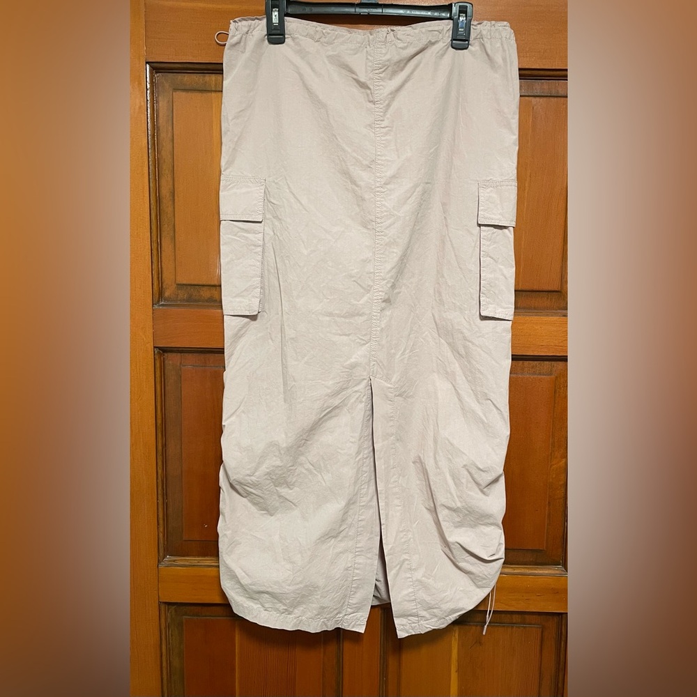 NWT Wild Fable Light Light Mauve Cargo Skirt w/ Drawstrings - Picture 3 of 6
